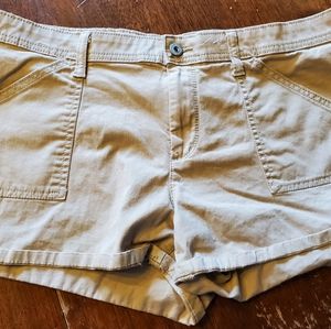 Women's khaki shorts